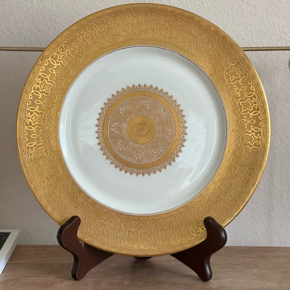Vintage Rosedale Gold Plate 11” - Picture 1 of 7
